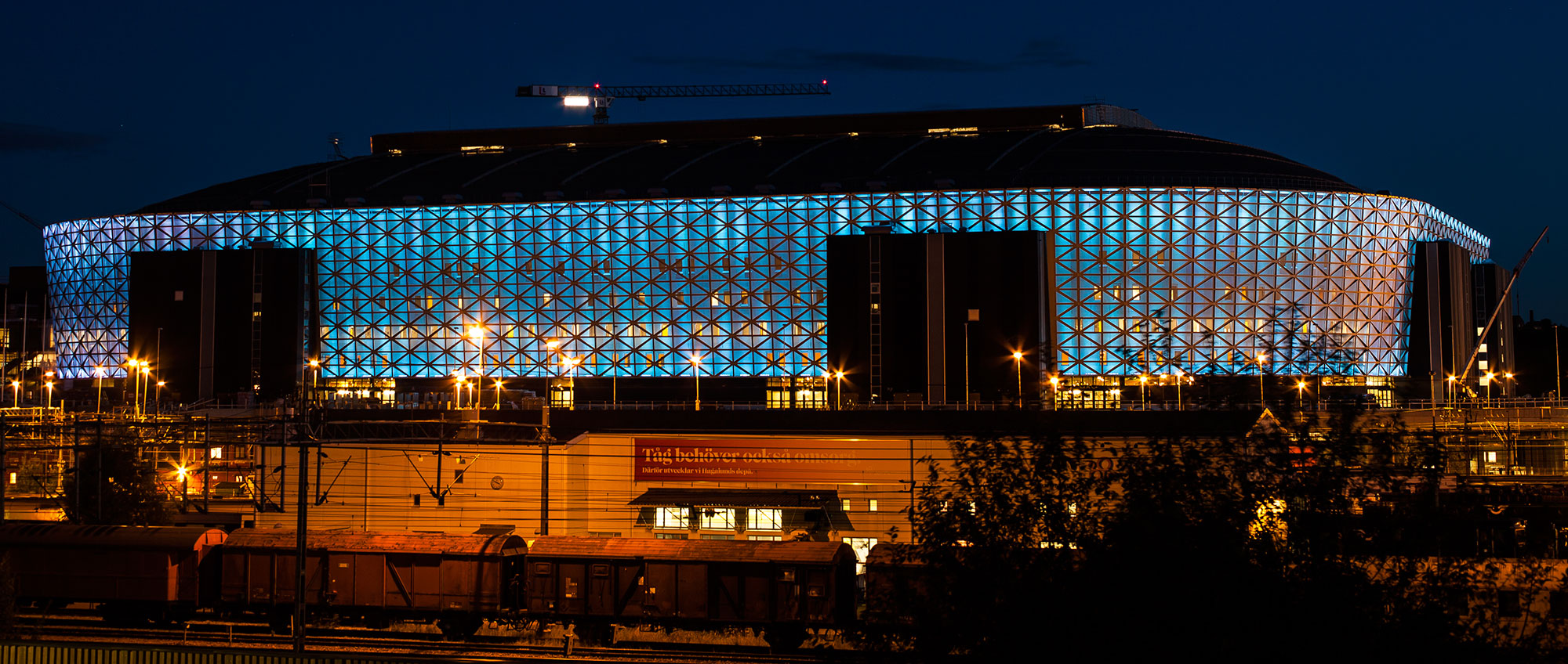 Friends Arena i Solna - Akustik utförd av LN Akustikmiljö